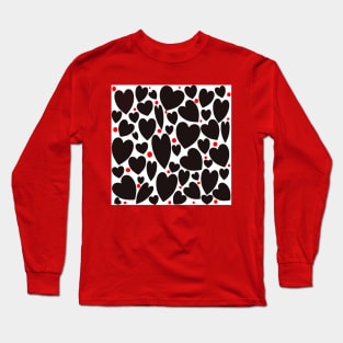 Black hearts Long Sleeve T-Shirt